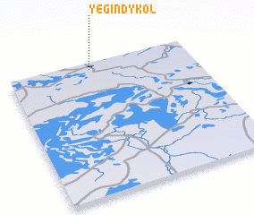 3d view of Yegindykolʼ