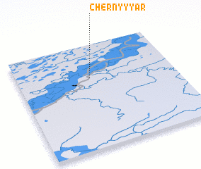 3d view of Chërnyy Yar