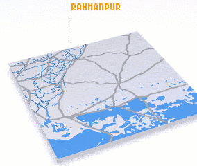 3d view of Rahmānpur