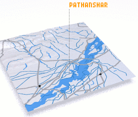 3d view of Pathān Shar