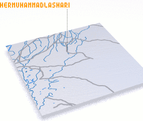 3d view of Goth Sher Muhammad Lashāri