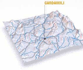 3d view of Gandai Kili