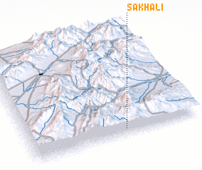 3d view of Sakhali