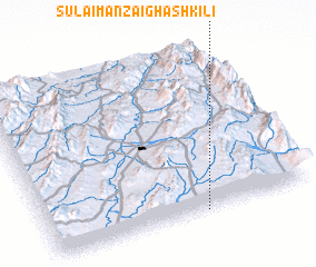 3d view of Sulaimānzai Ghāsh Kili