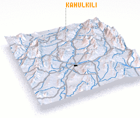 3d view of Kāhul Kili