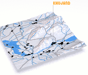 3d view of Khujand