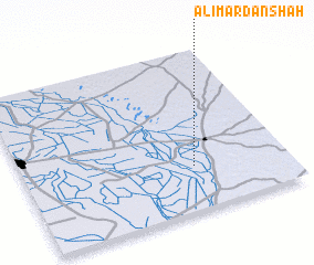 3d view of Ali Mardān Shāh