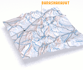 3d view of Bara Shakāvat