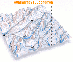 3d view of Qurbantoybuloq Poyon