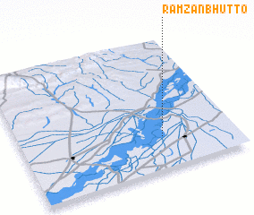 3d view of Ramzān Bhutto