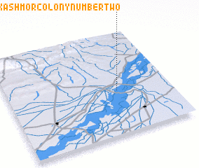 3d view of Kashmor Colony Number Two