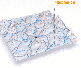 3d view of Zhar Bahān