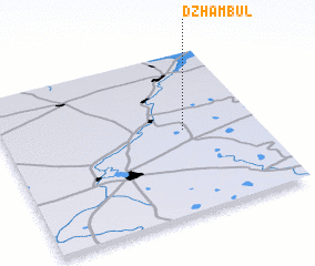 3d view of Dzhambul