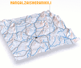 3d view of Mangalzai Sherāni Kili