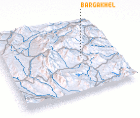 3d view of Barga Khel