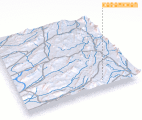 3d view of Karam Khān