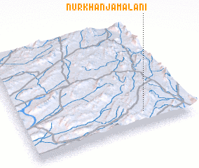 3d view of Nūr Khān Jamalāni