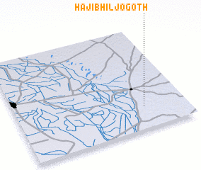 3d view of Hāji Bhīl jo Goth