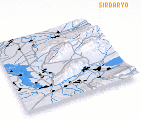 3d view of Sirdaryo