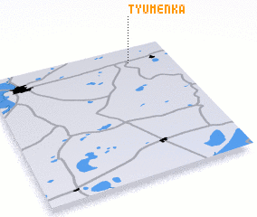 3d view of Tyumenka