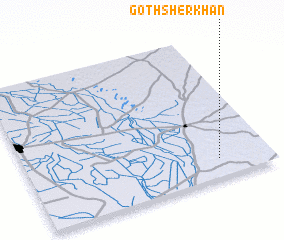 3d view of Goth Sher khān