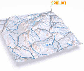 3d view of Spīn Kot