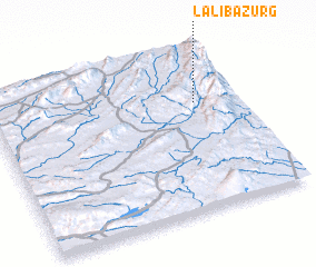 3d view of Lāli Bazurg