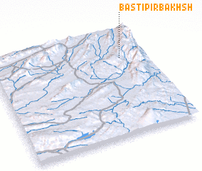 3d view of Basti Pīr Bakhsh