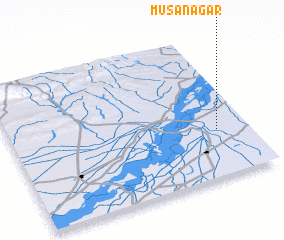 3d view of Mūsanagar