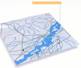 3d view of Shaikhāni Khurd
