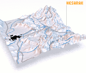 3d view of Ḩeşārak