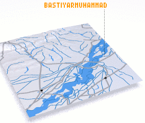 3d view of Basti Yār Muhammad