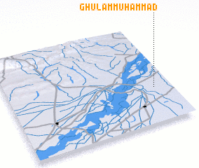 3d view of Ghulām Muhammad