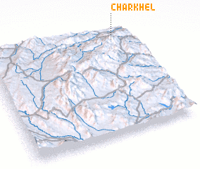 3d view of Chār Khel