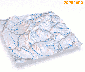 3d view of Zazhe Oba