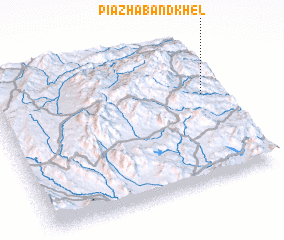 3d view of Piāzha Band Khel