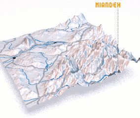 3d view of Mīān Deh