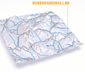 3d view of Aghbargai Khullah