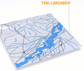 3d view of Thallah Sharīf