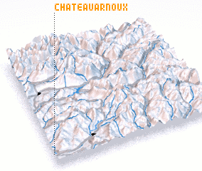 3d view of Château-Arnoux