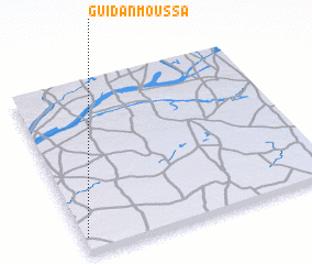 3d view of Guidan Moussa