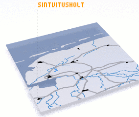 3d view of Sint Vitusholt