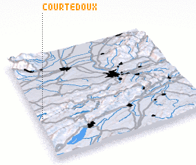 3d view of Courtedoux