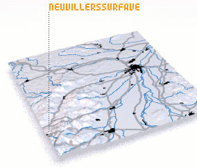 3d view of Neuvillers-sur-Fave