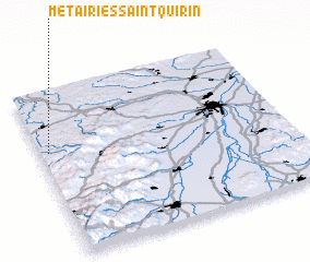 3d view of Métairies-Saint-Quirin