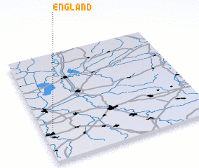 3d view of England