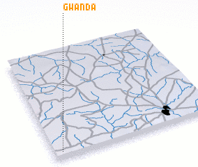 3d view of Gwanda