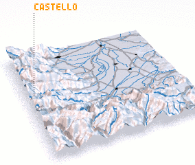 3d view of Castello