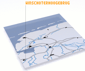 3d view of Winschoterhoogebrug