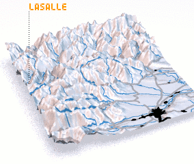 3d view of La Salle